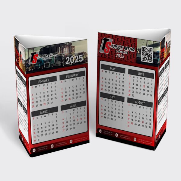 Portrait Trifold Calendar 6" x 4.5" Thumbnail