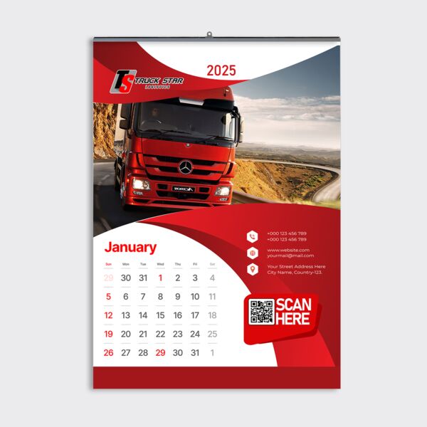 A3 Wall Calendar Thumbnail