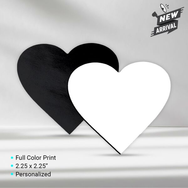 Aluminum Ref Magnet Heart Thumbnail