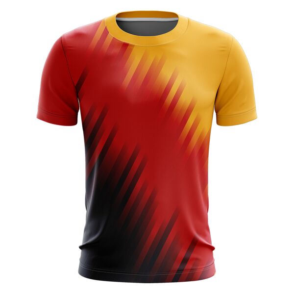 Tricolor Vector Design Full Print Roundneck Shirt Thumbnail