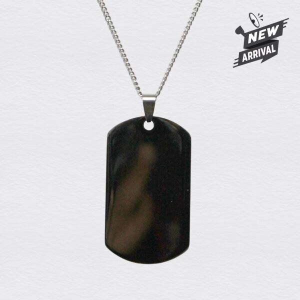 Dog Tag Stainless Necklace Thumbnail