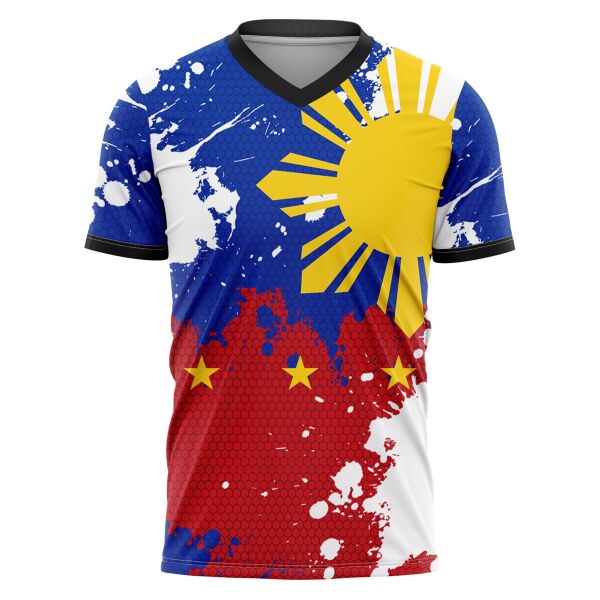 Philippine Design V-Neck Shirt Full Print Sublimation Thumbnail