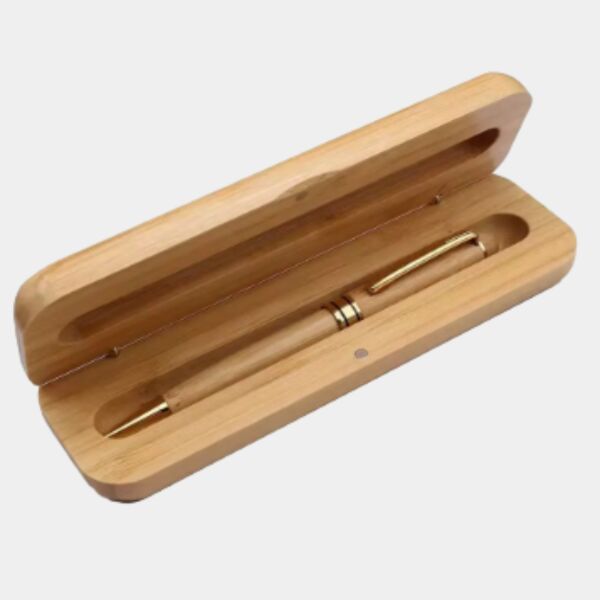 Bamboo Twist Pen w/ Case Set Thumbnail