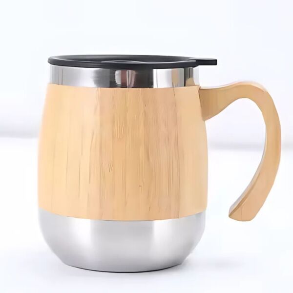 450ml Bamboo Egg Mug W/ Handle Thumbnail