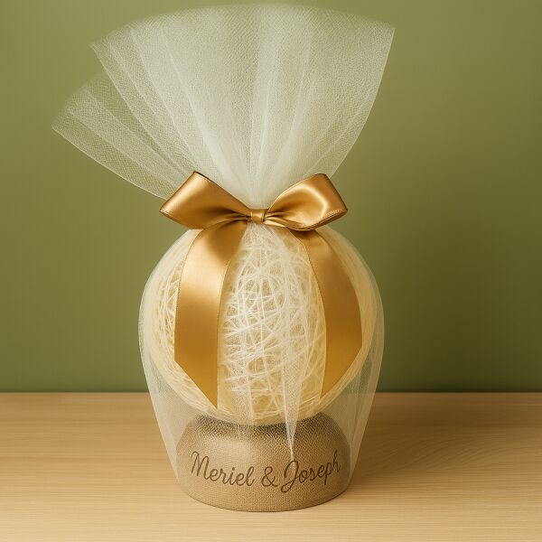 Tulle Wooden Packaging w/ Ribbon Thumbnail