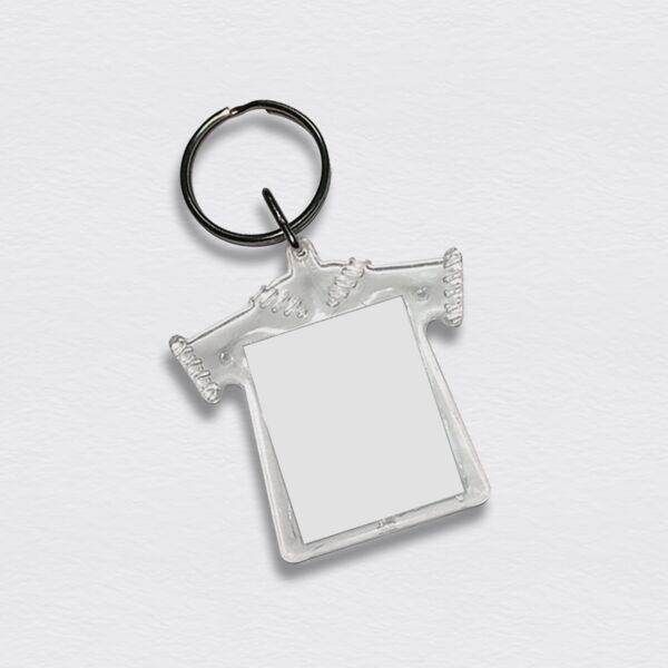 Acrylic Ladies T-Shirt Keychain - K7 Thumbnail