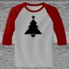 Raglan 3/4 Roundneck Shirt (Gray Body) Thumbnail