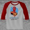 Raglan 3/4 Roundneck Shirt (Gray Body) Thumbnail