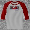Raglan 3/4 Roundneck Shirt (Gray Body) Thumbnail