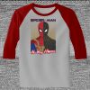 Raglan 3/4 Roundneck Shirt (Gray Body) Thumbnail