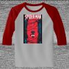 Raglan 3/4 Roundneck Shirt (Gray Body) Thumbnail