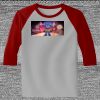 Raglan 3/4 Roundneck Shirt (Gray Body) Thumbnail