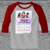 Raglan 3/4 Roundneck Shirt (Gray Body) Thumbnail