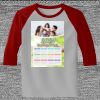 Raglan 3/4 Roundneck Shirt (Gray Body) Thumbnail
