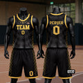Black & Brown Jersey Set – Premium Custom Basketball Uniform