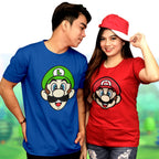 Shirtplanet Super Mario FACES DESIGN Shirt for Adult and Kids MARIO LUIGI YOSHI TOAD DTF PRINT