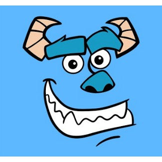 Shirtplanet Monsters University FACES DESIGN Shirt Adult & Kids  DTF PRINT MIKE BOO JAMES RANDY