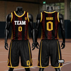 Black & Brown Jersey Set – Premium Custom Basketball Uniform