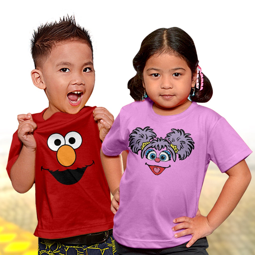 Shirt Planet FACES DESIGN Elmo Cookie Monster Sesame Street Family Shirt Barkada Couple DTF PRINT