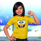 SPONGEBOB FACES DESIGN Shirt for Adult, Kids Couple / Family Tees Patrick Sandy Squidward DTF PRINT
