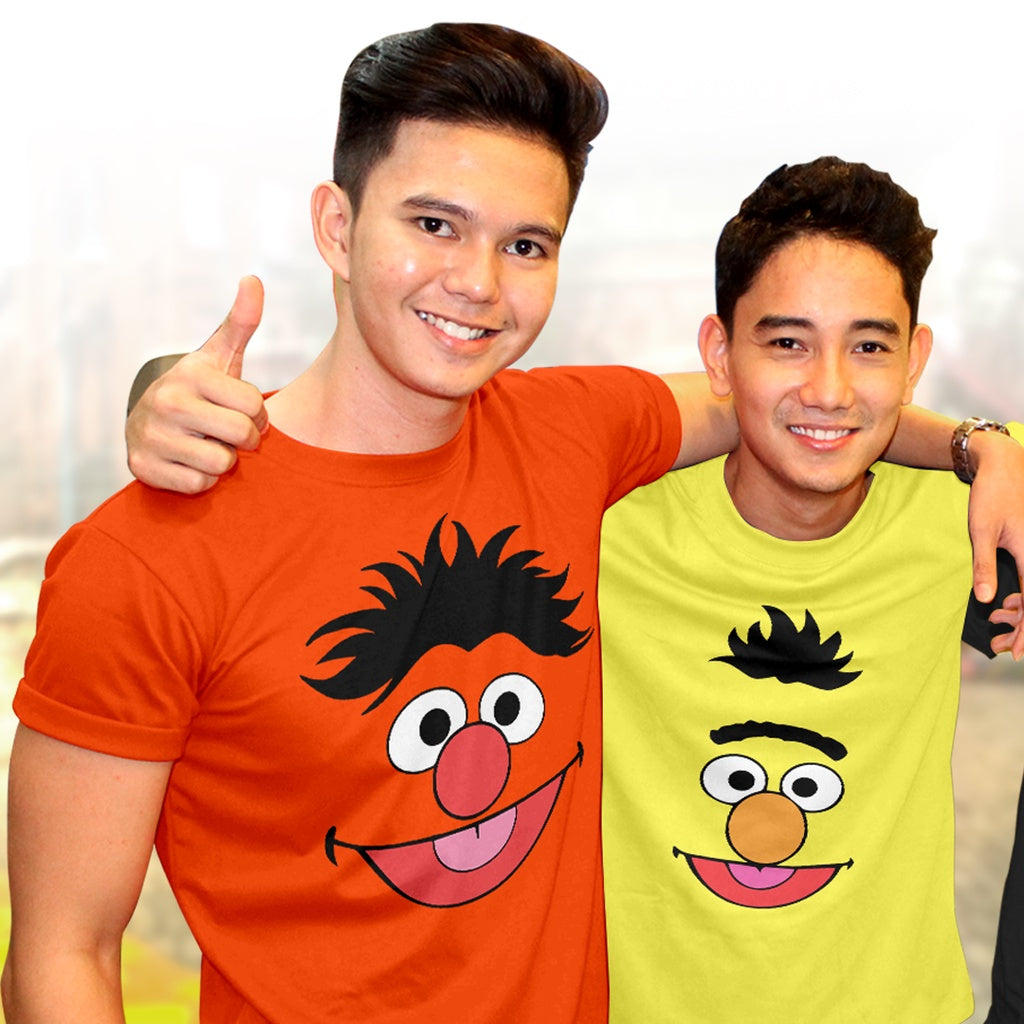 Shirt Planet FACES DESIGN Elmo Cookie Monster Sesame Street Family Shirt Barkada Couple DTF PRINT