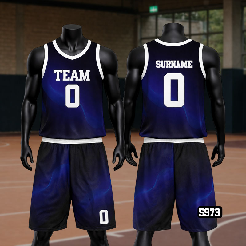 Blue Themed Jersey Set – Fresh, Clean & Game-Ready