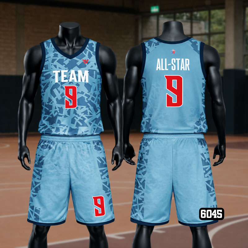 Blue Themed Jersey Set – Fresh, Clean & Game-Ready