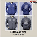 Customized Bomber Jacket Water Resistant Jacket No Hood W/ Zipper Personalized Logo Print