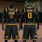 Black & Brown Jersey Set – Premium Custom Basketball Uniform