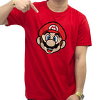 Shirtplanet Super Mario FACES DESIGN Shirt for Adult and Kids MARIO LUIGI YOSHI TOAD DTF PRINT
