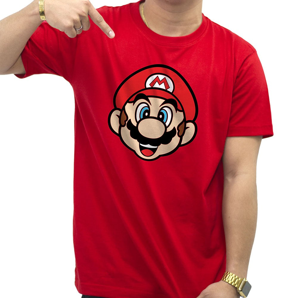 Shirtplanet Super Mario FACES DESIGN Shirt for Adult and Kids MARIO LUIGI YOSHI TOAD DTF PRINT