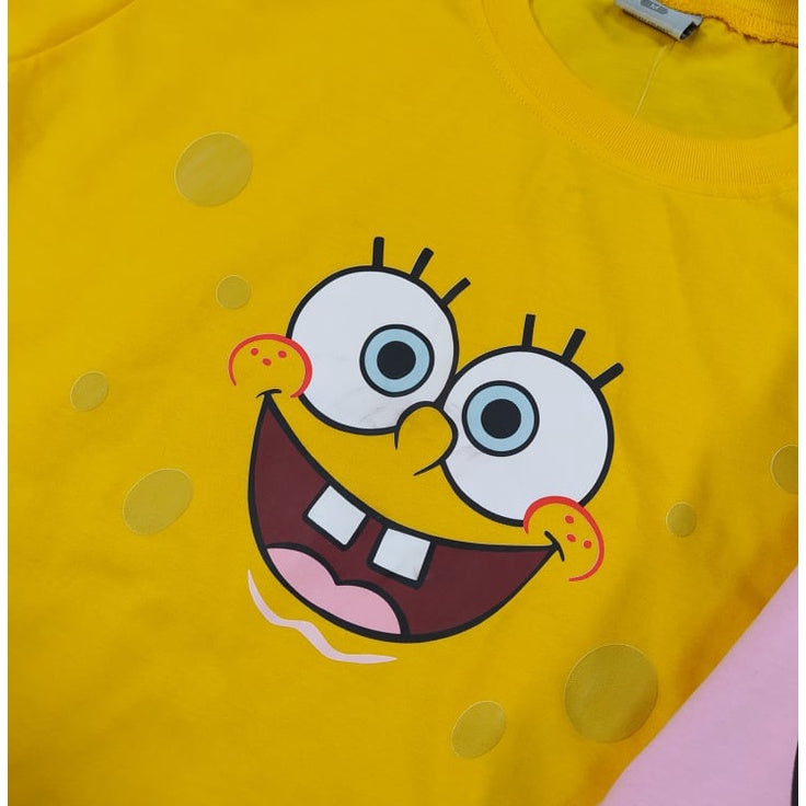 SPONGEBOB FACES DESIGN Shirt for Adult, Kids Couple / Family Tees Patrick Sandy Squidward DTF PRINT