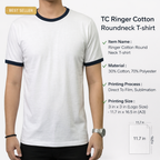 TC Ringer Cotton Roundneck T-shirt