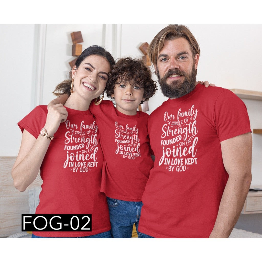 TRANSFER IT Personalized Family shirt , Faith Family Love, hope  SOLD per PIECE Matching Tees Design