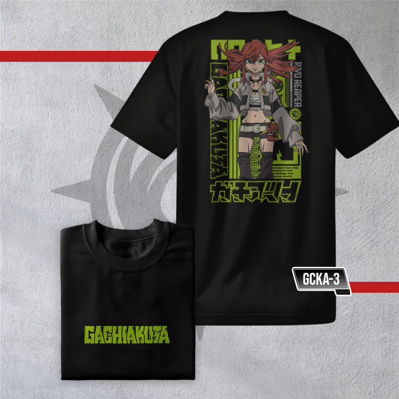 Anime Central Gachiakuta Rudo Surebrec,Enjin,Riyo Reaper Unisex High Quality Cotton T-Shirt