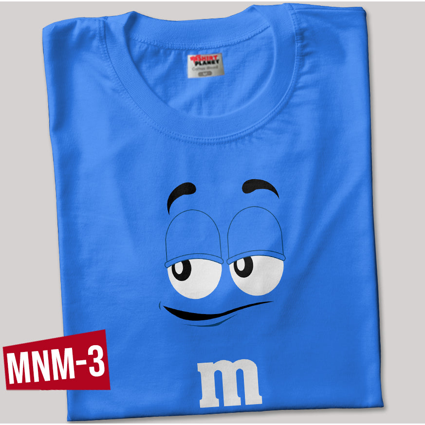 Shirt planet M&M's Chocolate Candy Character Faces T-shirts Unisex