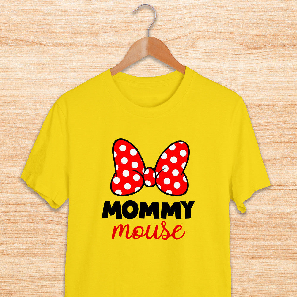 Transfer It Mickey Mini Mouse Head Daddy Mommy Baby Personalize Family Shirt SOLD per PIECE