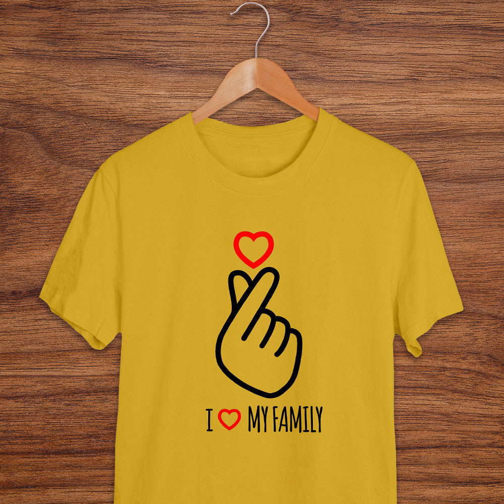 Transfer It Personalized I Heart My Family Reunion Shirt Family day Shirt Sold per piece