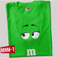 Shirt planet M&M's Chocolate Candy Character Faces T-shirts Unisex
