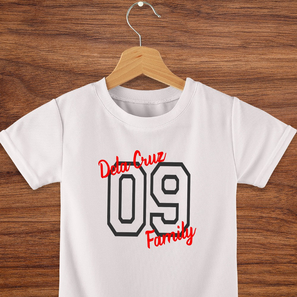 Transfer It Customize Personalized Name & Number Reunion Shirt Family Shirt SOLD per PIECE