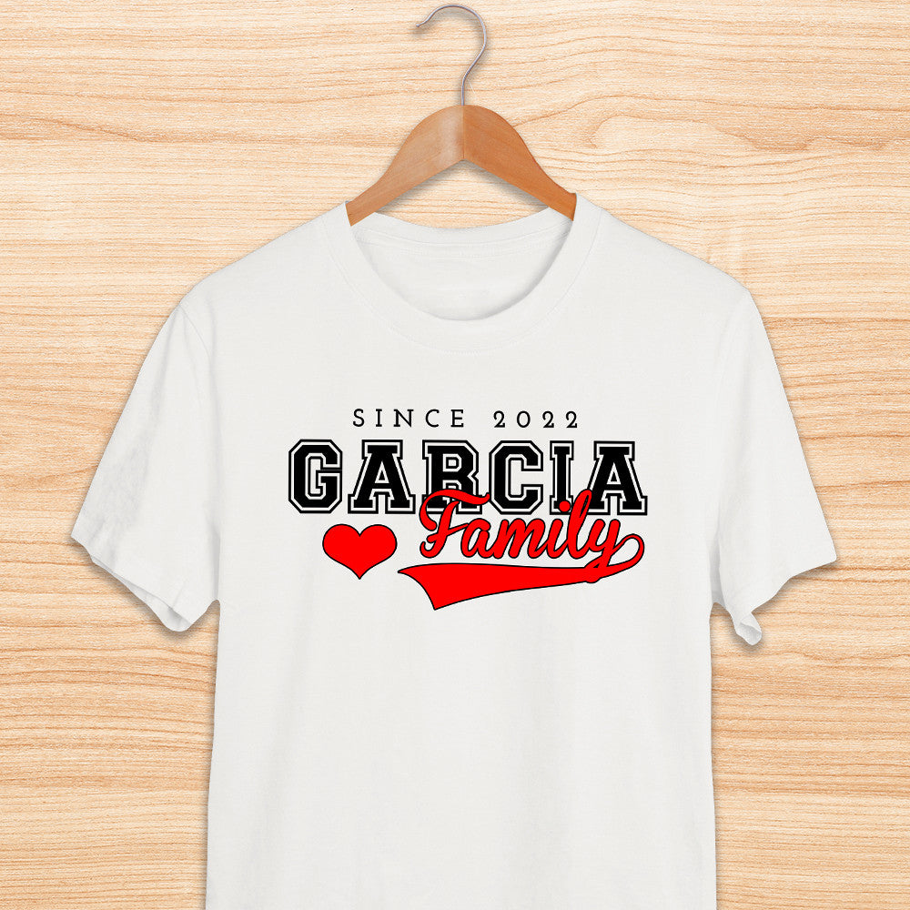 Transfer It Personalized Editable year Reunion shirt Family Day T-Shirt Sold per Piece
