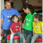 Shirt planet M&M's Chocolate Candy Character Faces T-shirts Unisex