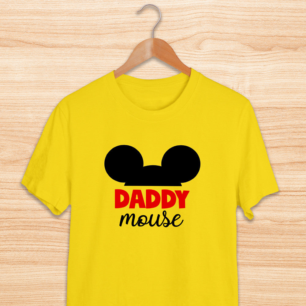 Transfer It Mickey Mini Mouse Head Daddy Mommy Baby Personalize Family Shirt SOLD per PIECE