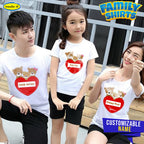 Transfer It Bear Design Daddy Mommy Baby Personalize Family Shirt