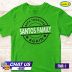 Transfer it Personalized Family Reunion T-Shirt We are family Back together Again Sold per Piece