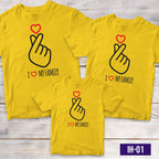 Transfer It Personalized I Heart My Family Reunion Shirt Family day Shirt Sold per piece