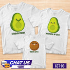 Transfer It Personalize Avocado Family Shirt Cute Fruits Daddy Mommy Baby Sold per Piece