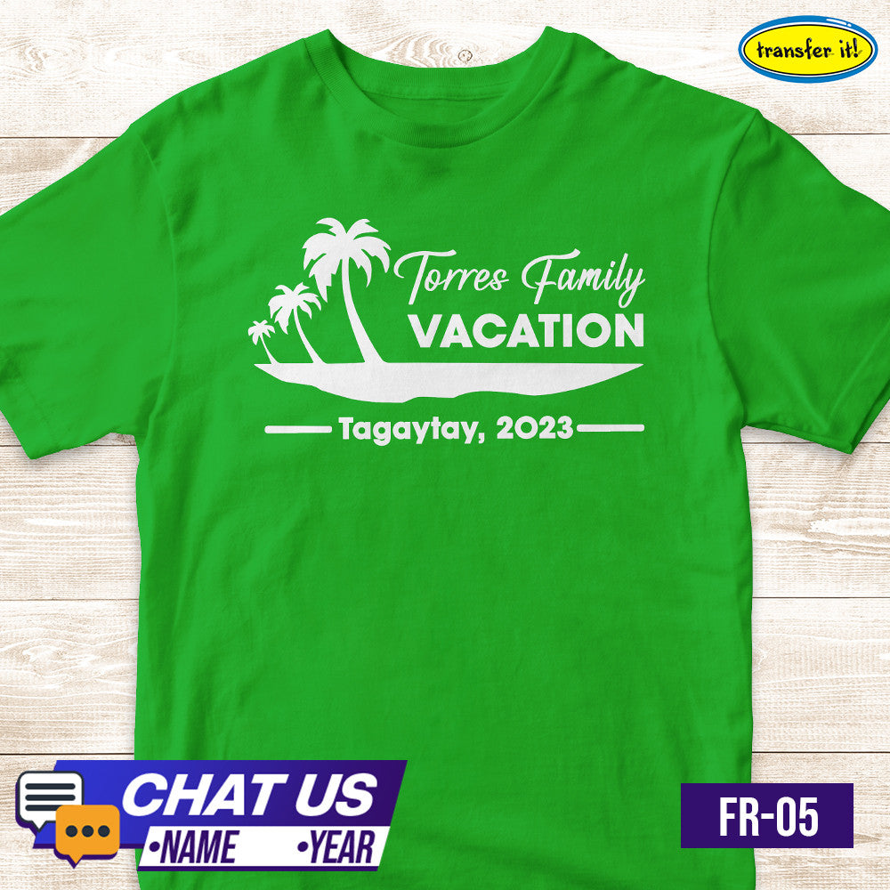 Family Reunion Shirt Family Homecoming Editable Name Year Design Adult & Kids Sold per piece