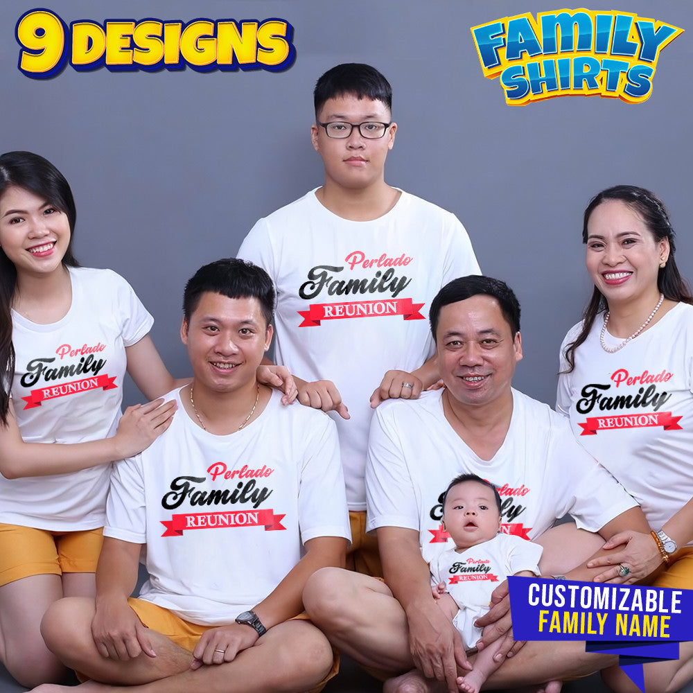 Family Reunion Shirt Family Homecoming Editable Name Year Design Adult & Kids Sold per piece