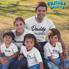 Transfer it Family Shirt Daddy Mommy Big Sister Big Brother Baby Reunion Family day Sold per piece